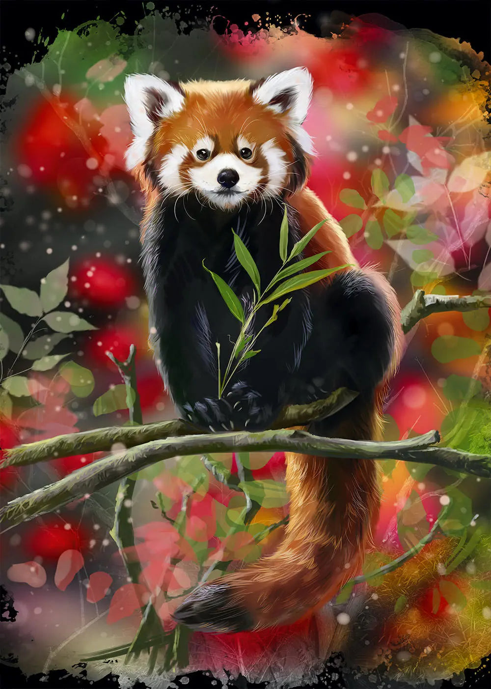 Alipson, Red panda sits on a branch 1000 palaa