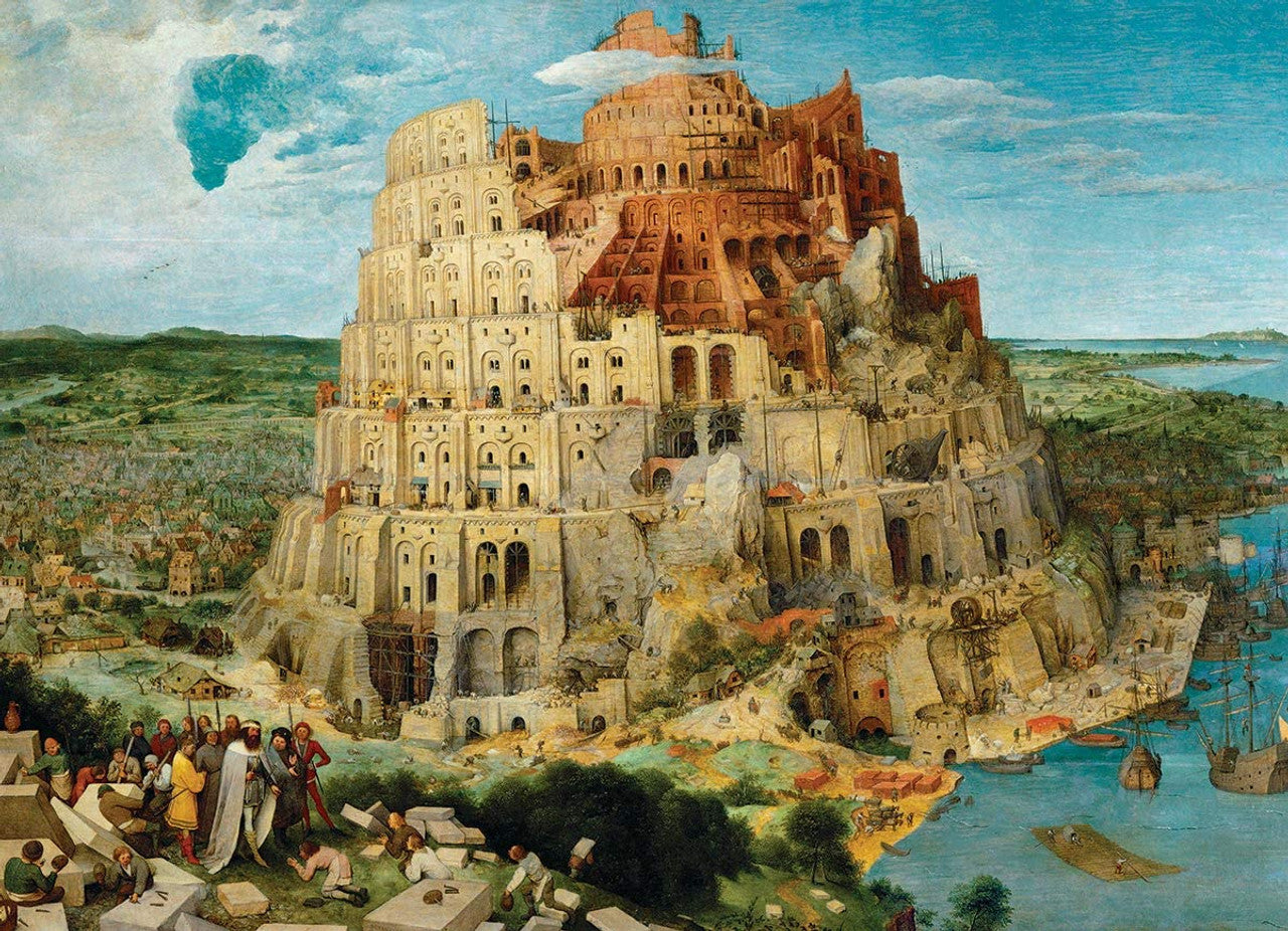 Piatnik, Bruegel: The Tower of Babel 1000 palaa