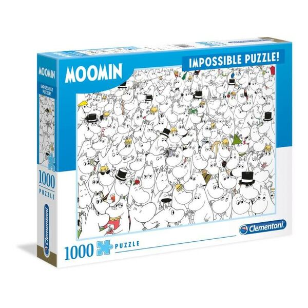 Clementoni, Moomin impossible puzzle 1000 palaa