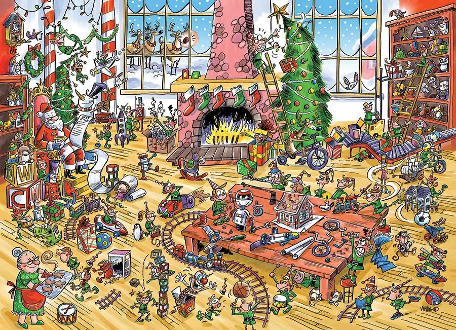Cobble Hill, Doodle Town: Elves at work 1000 palaa