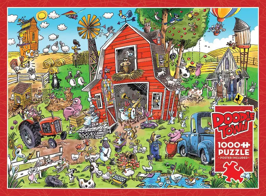 Cobble Hill, Doodle Town: Farmyard Folly 1000 palaa