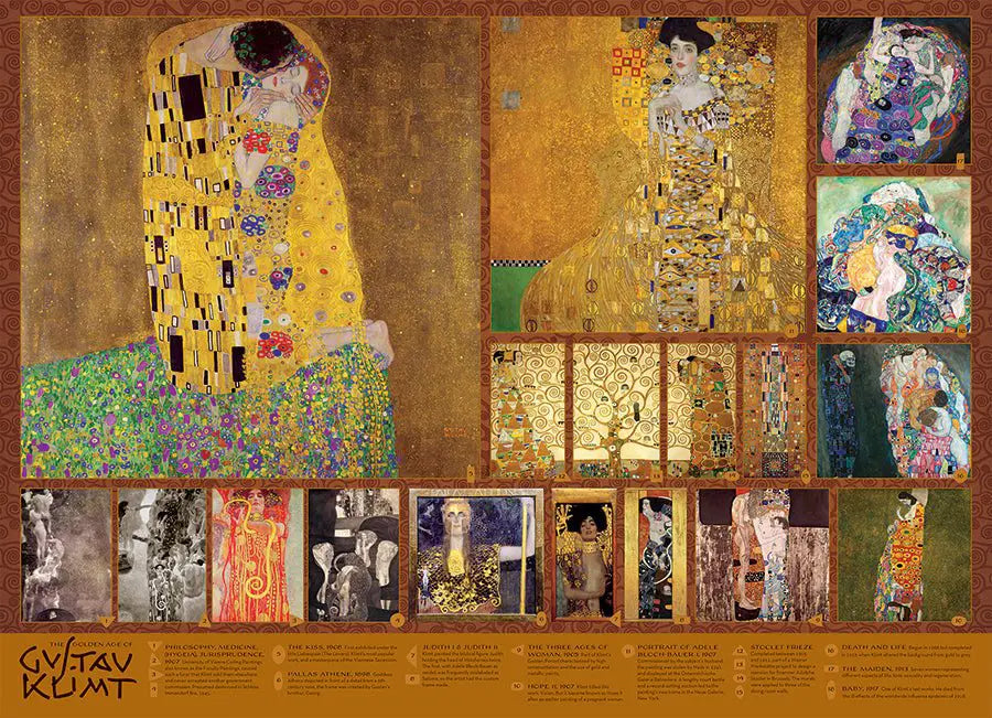 Cobble Hill, The golden age of klimt 1000 palaa