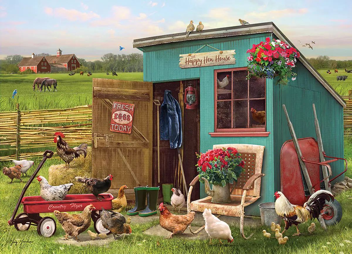 Cobble Hill, The happy hen house 1000 palaa