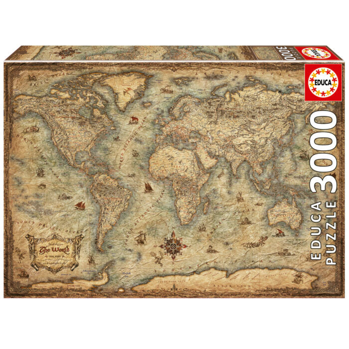 Educa, Map of the world 3000 palaa