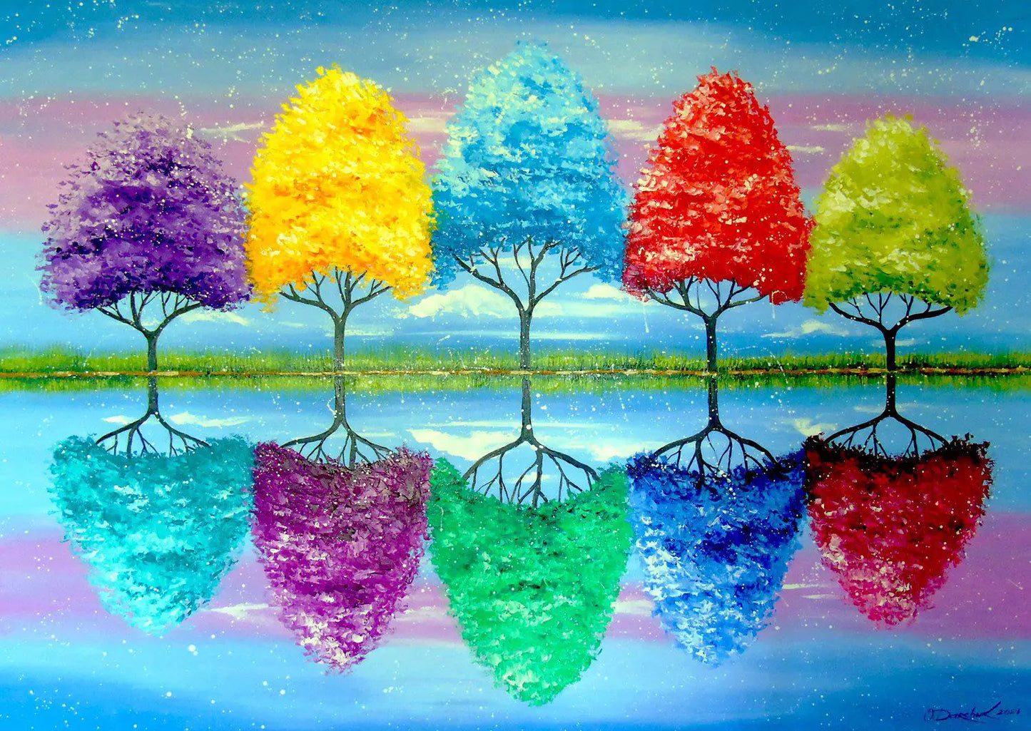 Enjoy, Each tree has its own colorful history 1000 palaa