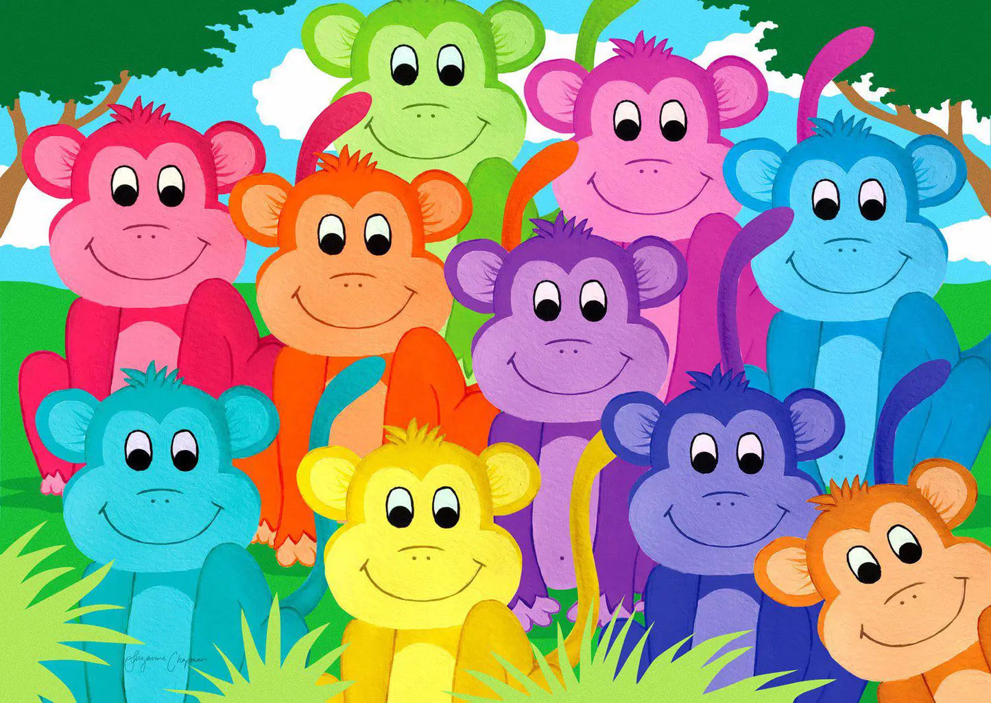 Enjoy, Rainbow monkeys 1000 palaa