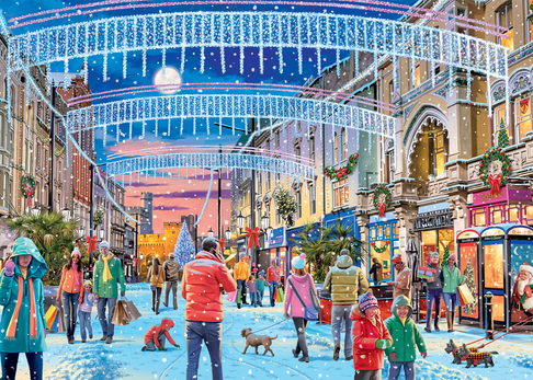 Falcon, Christmas in Cardiff 1000 palaa