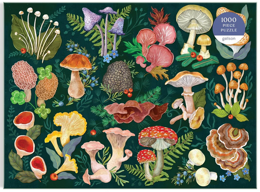 Galison, World of mushrooms 1000 palaa