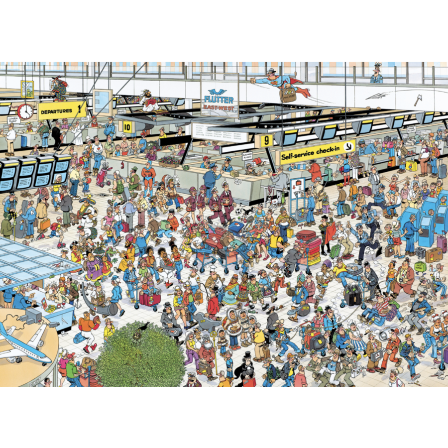 Ennakkomyynti Jumbo Haasteren: The Departure hall 1000 palaa