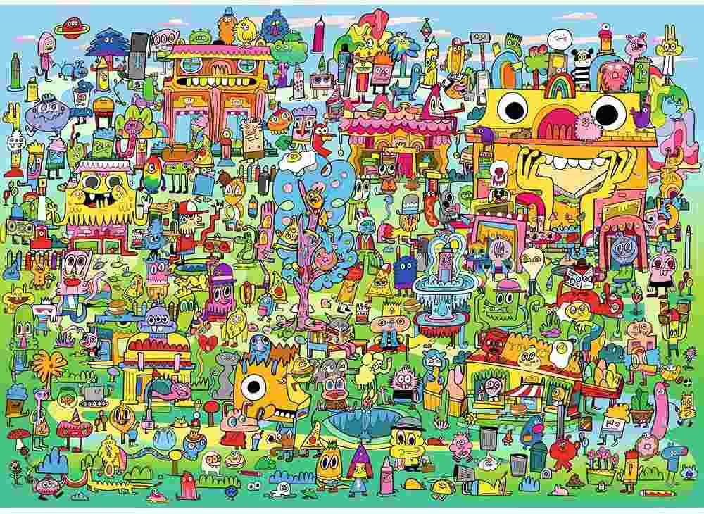 Heye, Doodle village 1000 palaa