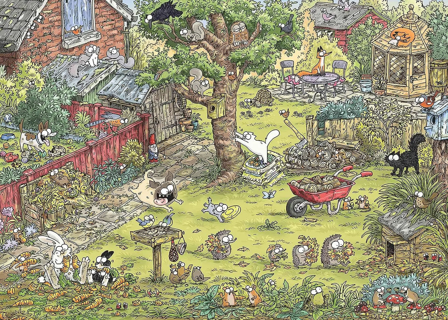 Heye, Simon's cat garden adventures 1000 palaa