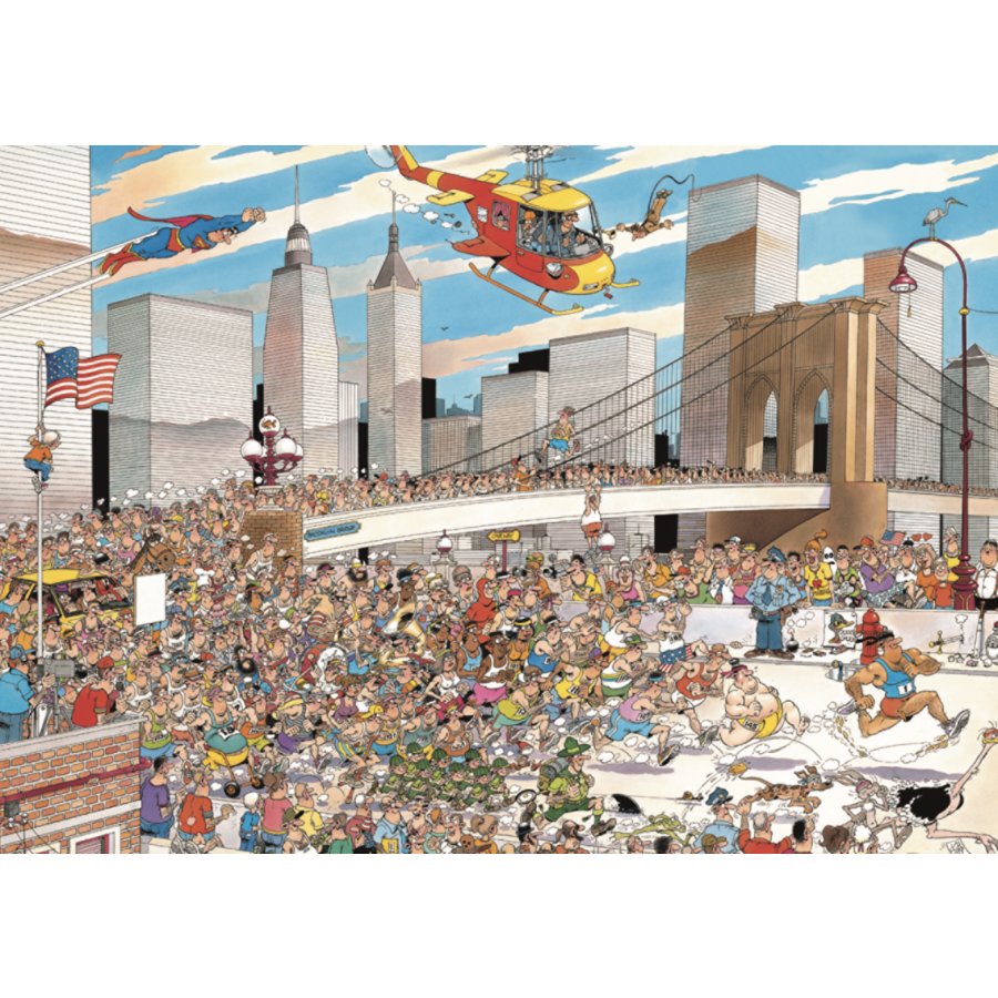 Ennakkomyynti Jumbo Haasteren New York marathon 1000 palaa