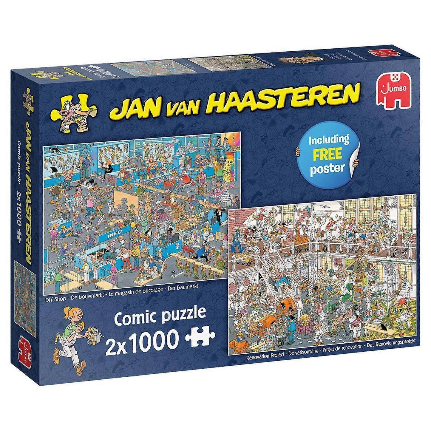 Jumbo, Haasteren: Renovation project & DIY shop 2x1000 palaa