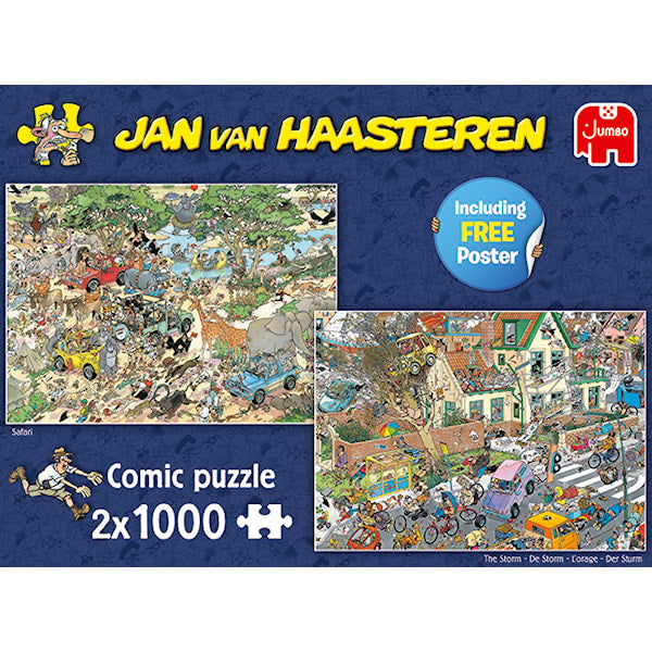 Jumbo, Haasteren, Safari & Storm 2x1000 palaa