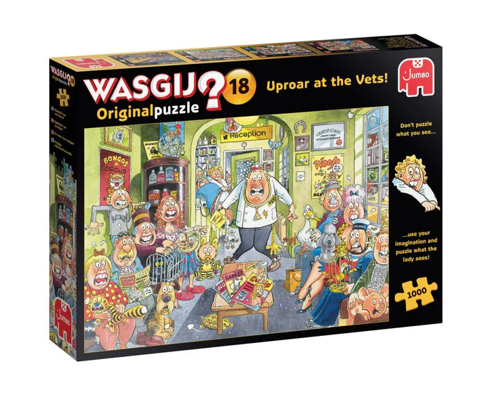 Jumbo, Wasgij? Original 18 Uproar at the vets! 1000 palaa