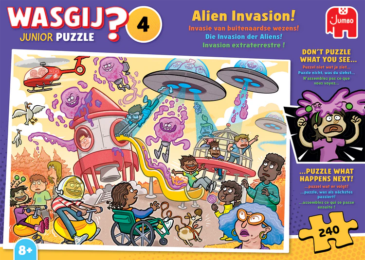 Jumbo, wasgij? junior 4: Alien invasion! 240 palaa