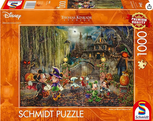 Schmidt, Kinkade: Mickey and Minnie Halloween fun 1000 palaa