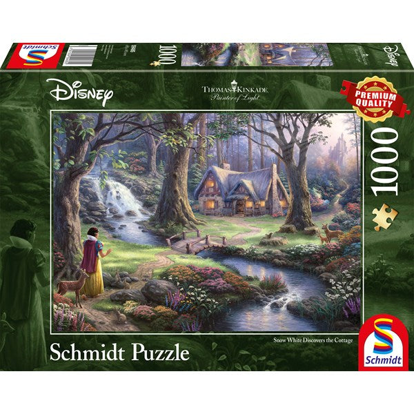 Schmidt, Kinkade: Snow White discovers the cottage 1000 palaa
