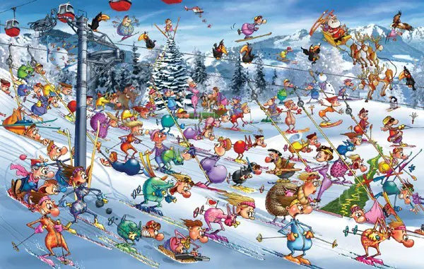 Piatnik, Ruyer: Christmas skiing 1000 palaa