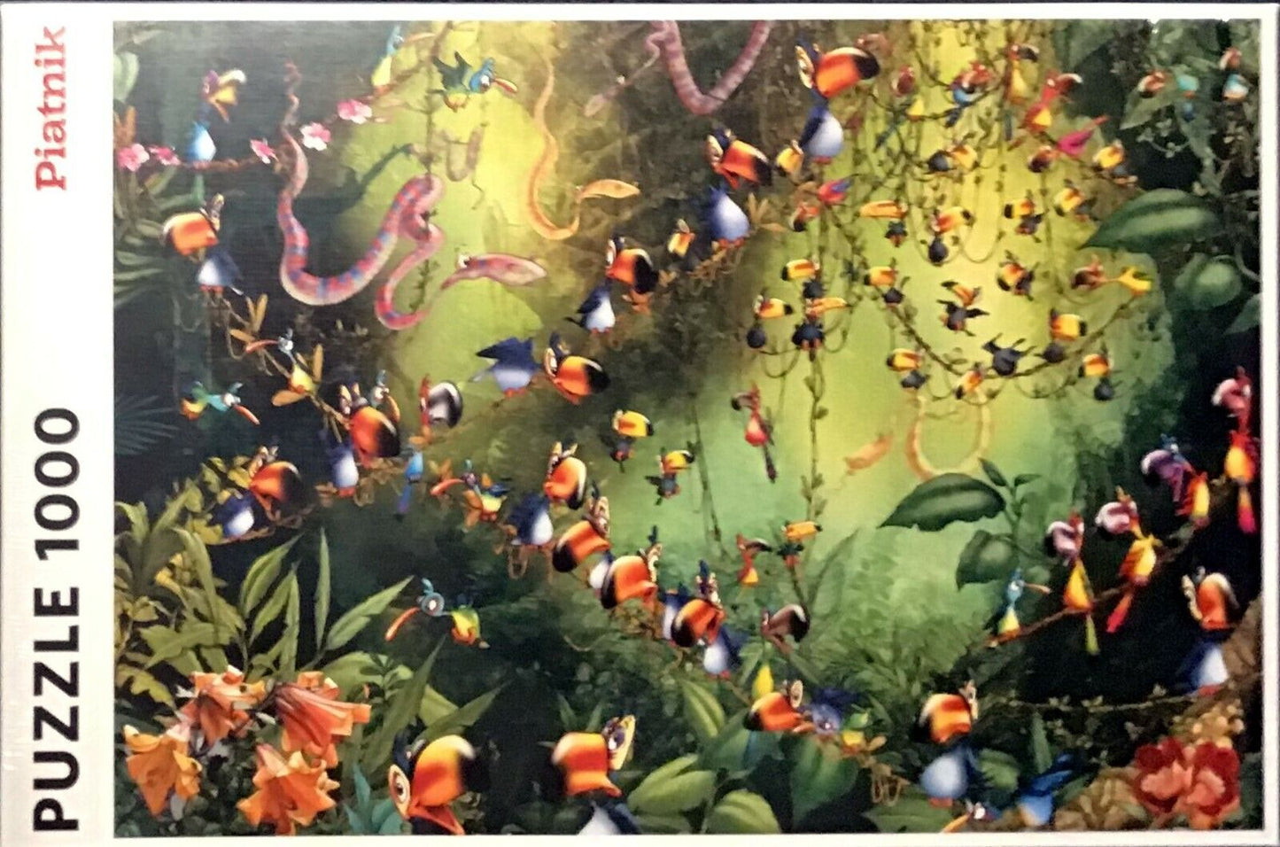 Piatnik, Ruyer: Jungle birds 1000 palaa