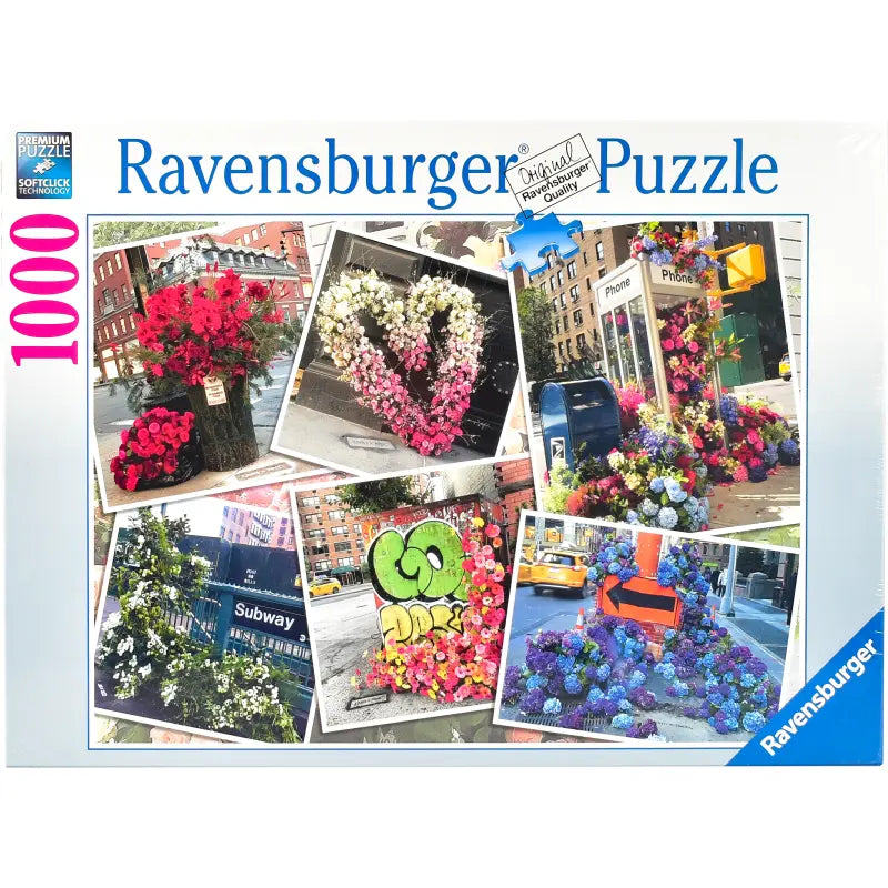 Ravensburger, NYC Flower Flash 1000 palaa