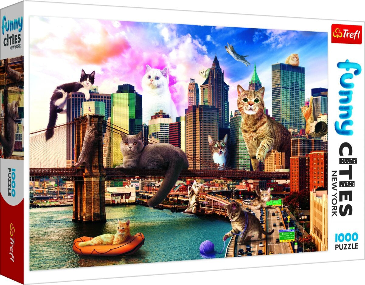 Trefl, Funny cities: Cats in New York 1000 palaa