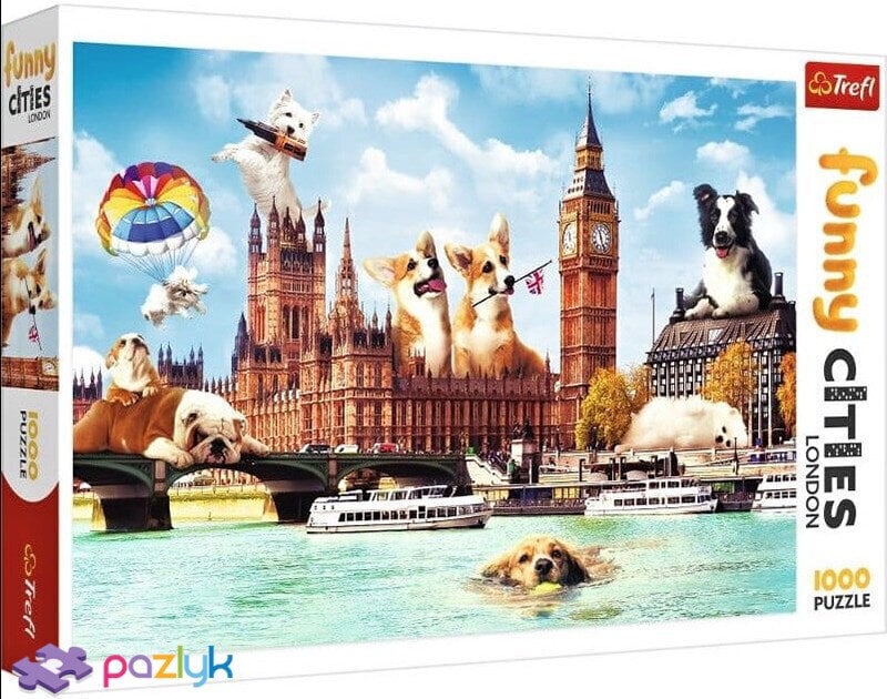 Trefl, Funny cities: Dogs in London 1000 palaa