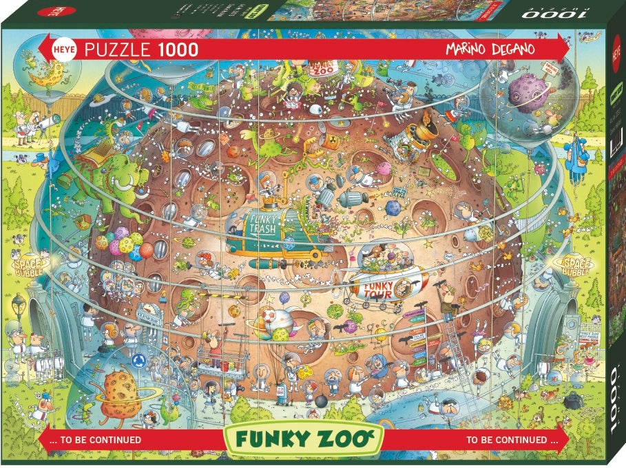 Heye, Degano: Funky zoo- Cosmic habitat 1000 palaa