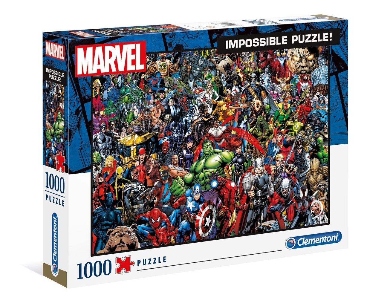 Clementoni, Marvel impossible puzzle 1000 palaa