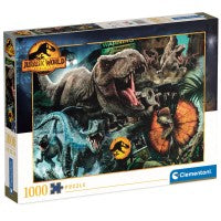 Clementoni, Jurassic world dominion 1000 palaa