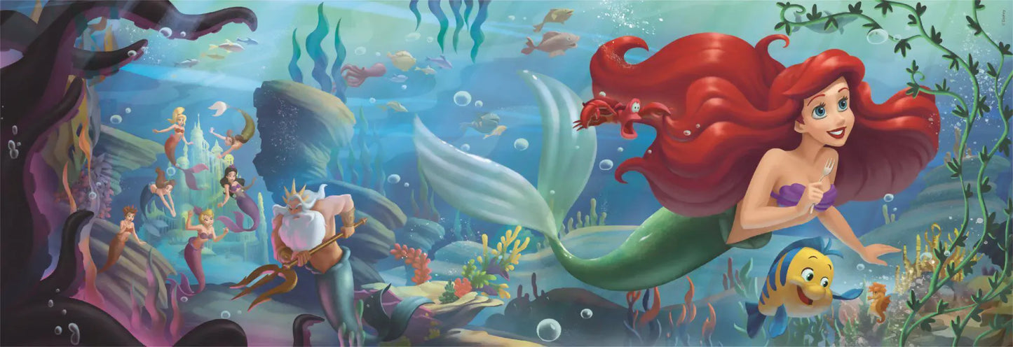 Clementoni, Disney Little Mermaid panorama 1000 palaa