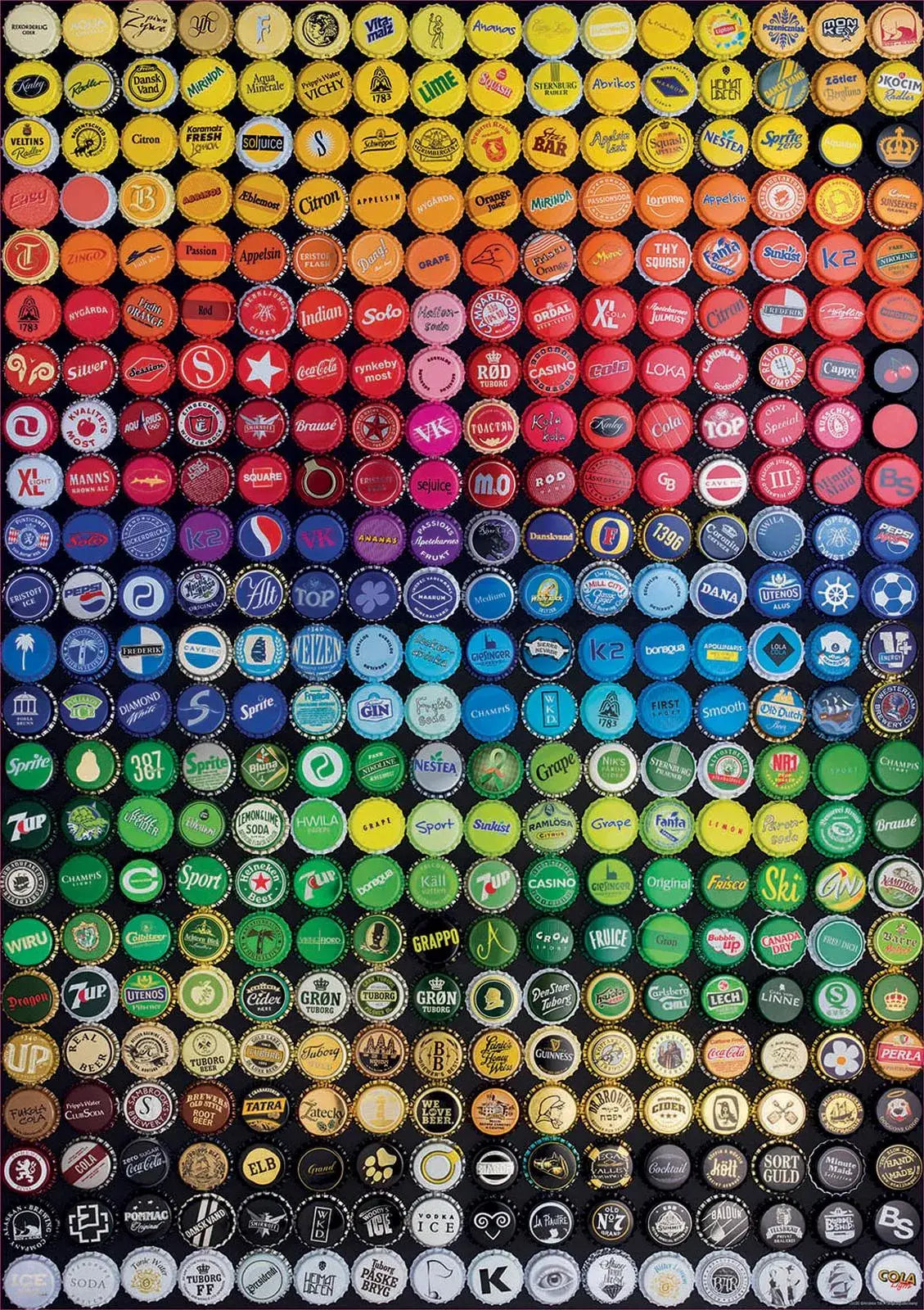 Educa, Bottle caps collage 1000 palaa