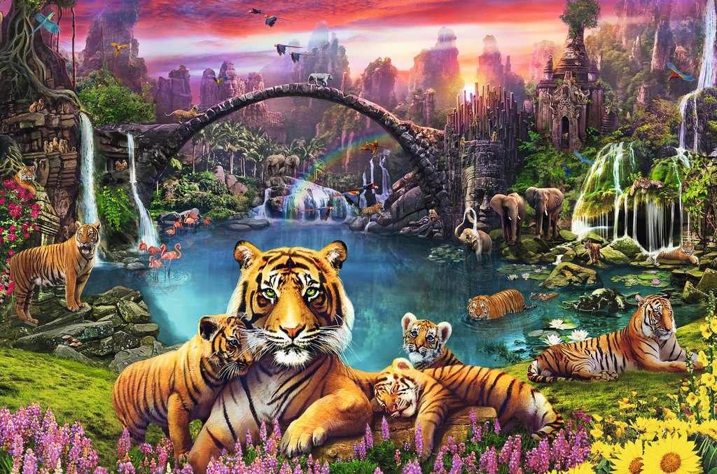 Ravensburger, Tigers in paradise 3000 palaa