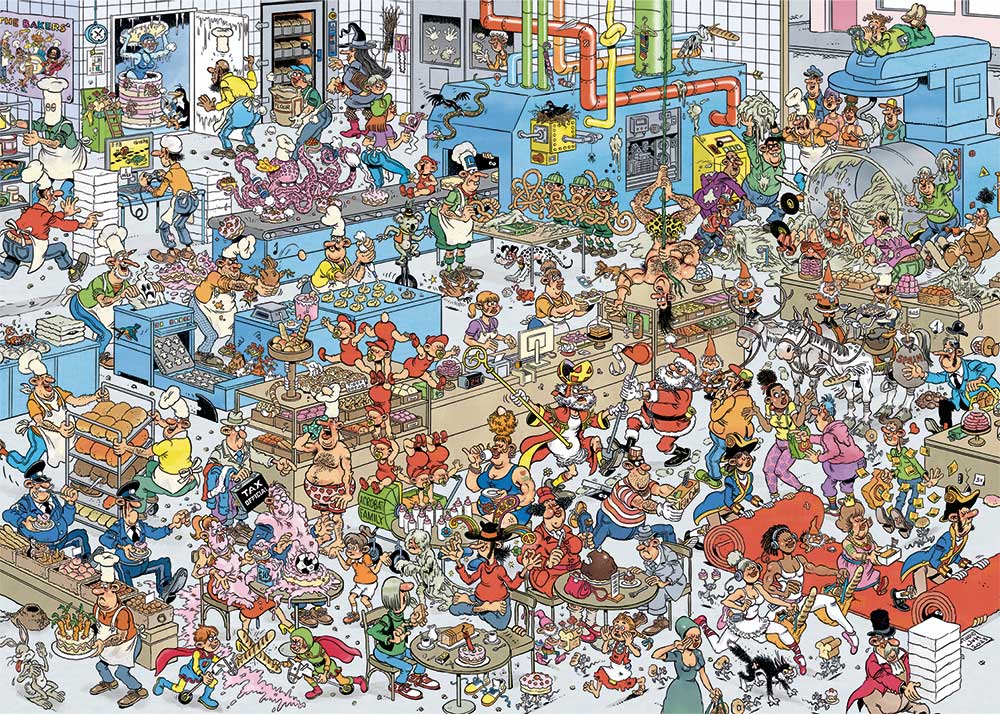 Jumbo, Jan van Haasteren: The bakery 1000 palaa