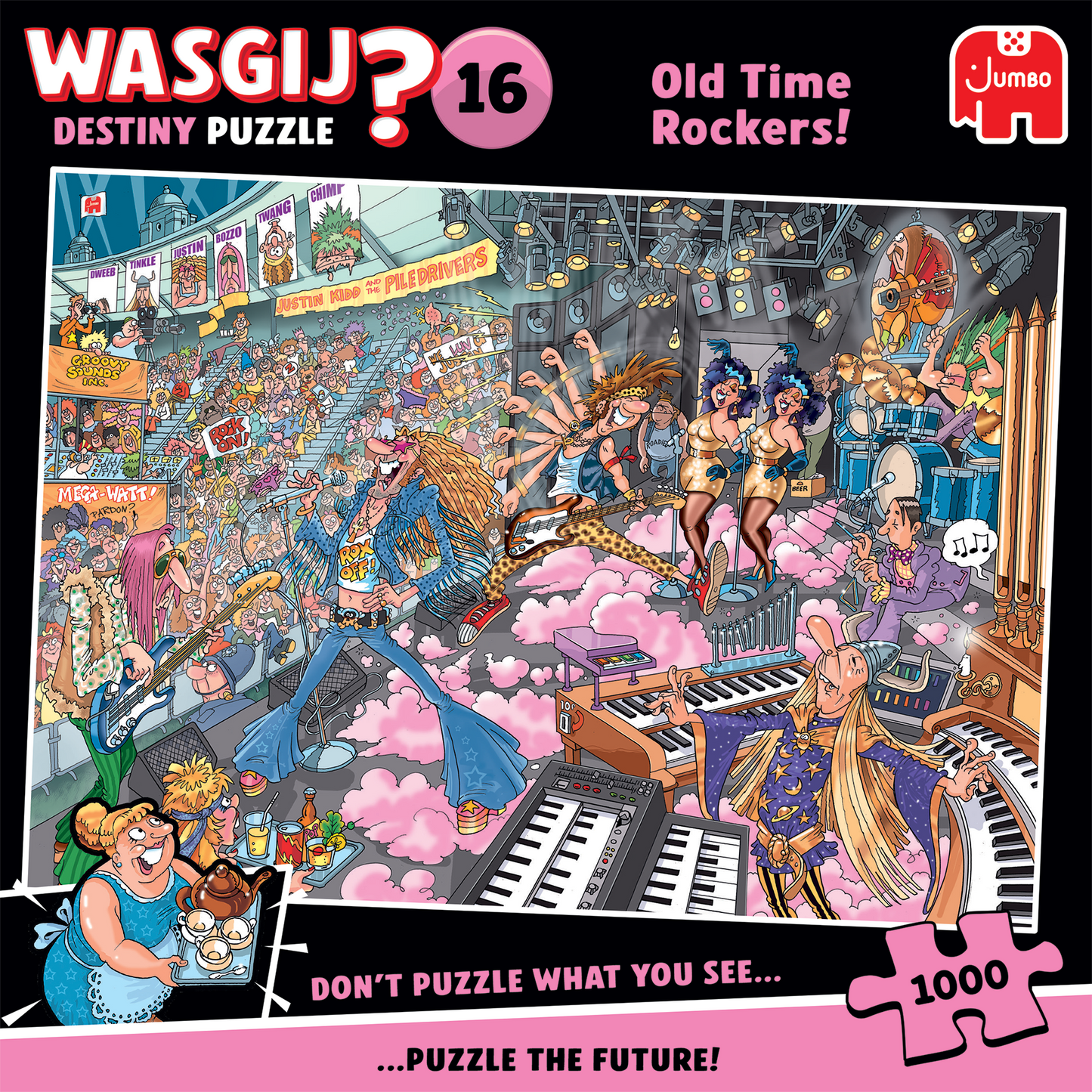 Ennakkomyynti, Jumbo, Wasgij? Destiny 16 Old time rockers! 1000 palaa