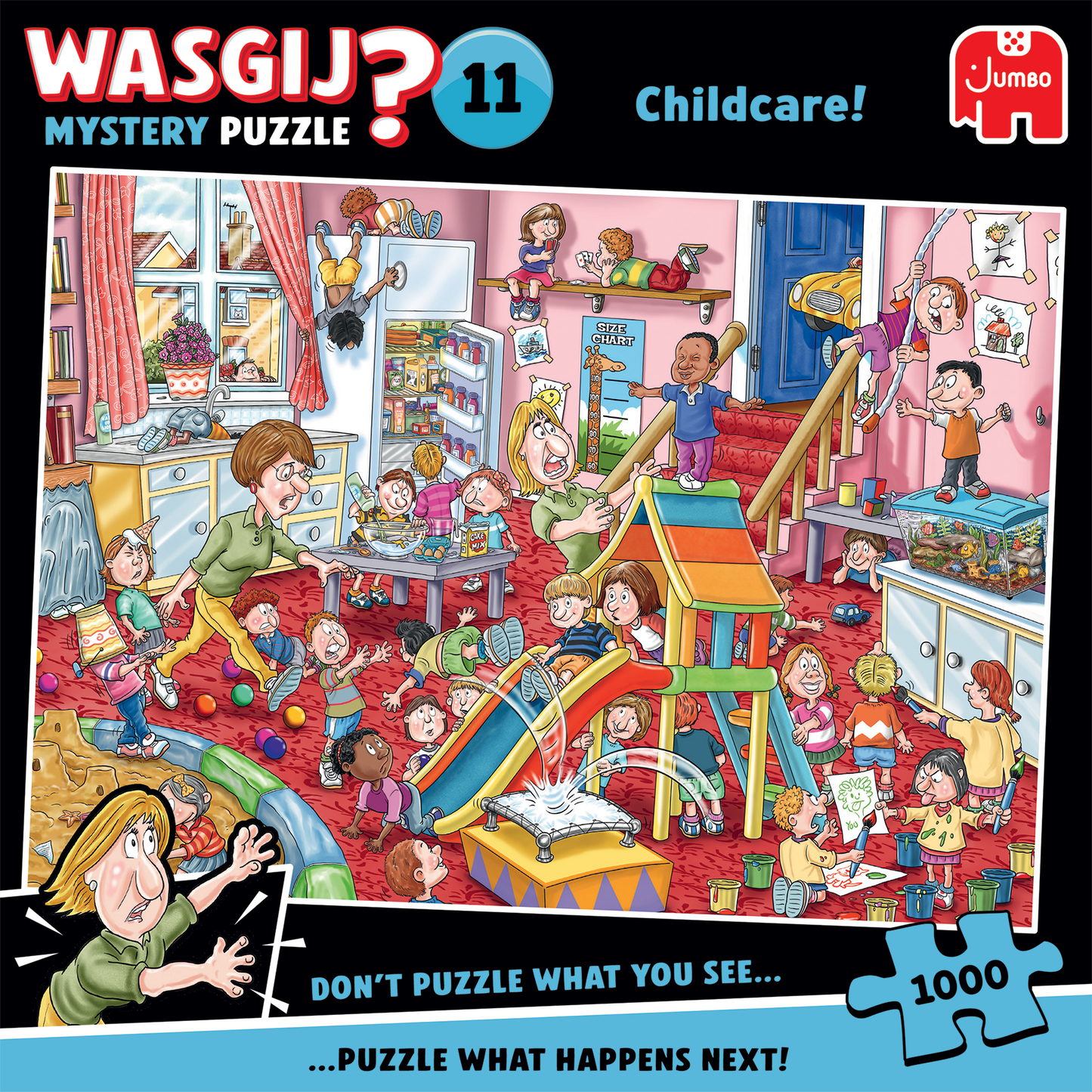 Ennakkomyynti, Jumbo, Wasgij? Mystery 11 Childcare! 1000 palaa