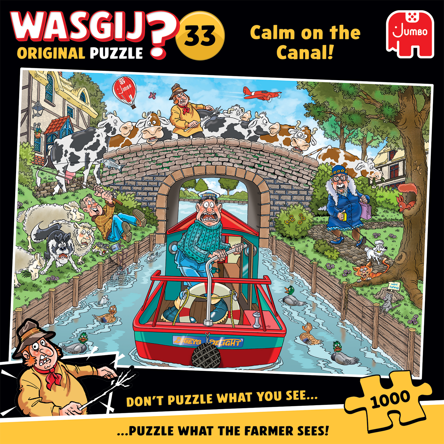Ennakkomyynti, Jumbo, wasgij? Original 33 Calm on the canal! 1000 palaa