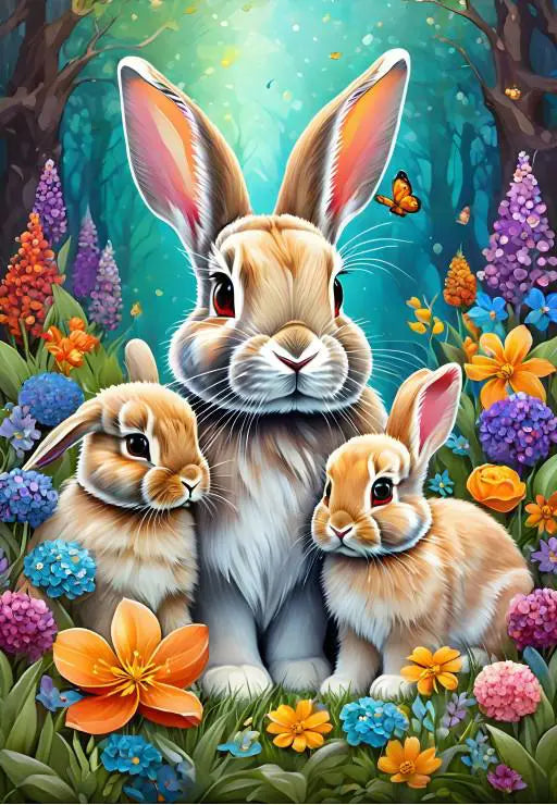 Alipson, Spring bunnies 1000 palaa