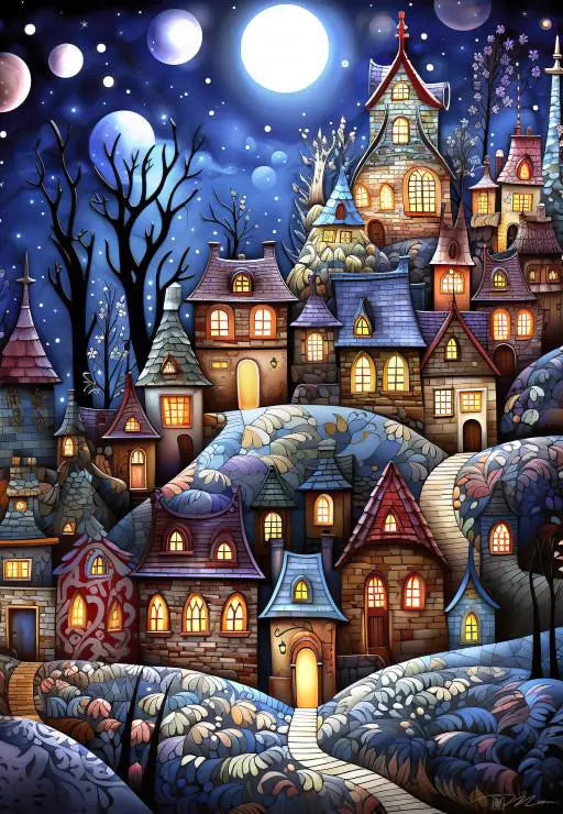 Alipson, Village under the moon 1000 palaa