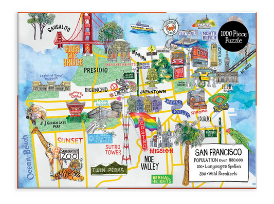 Galison, San Francisco 1000 palaa