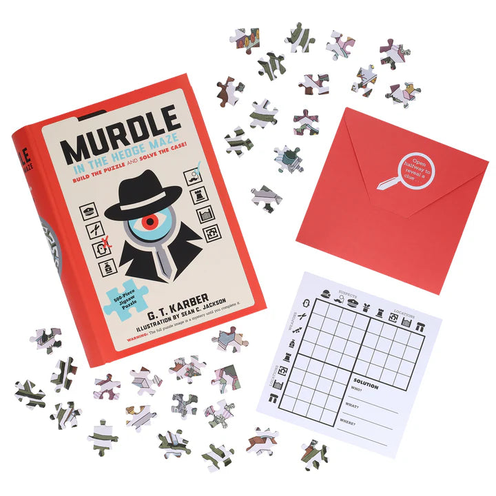 Chronicle books, Murdle in the Hedge Maze 500 palaa