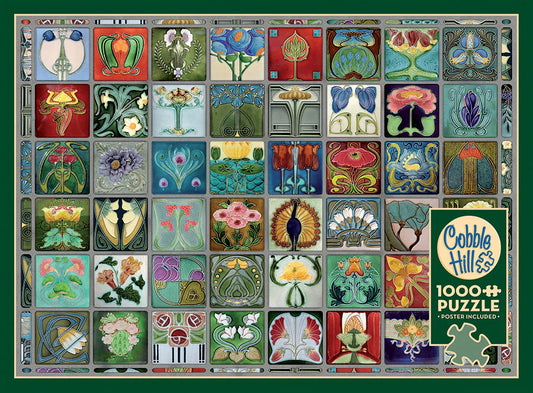 Cobble Hill, Art nouveau tiles 1000 palaa