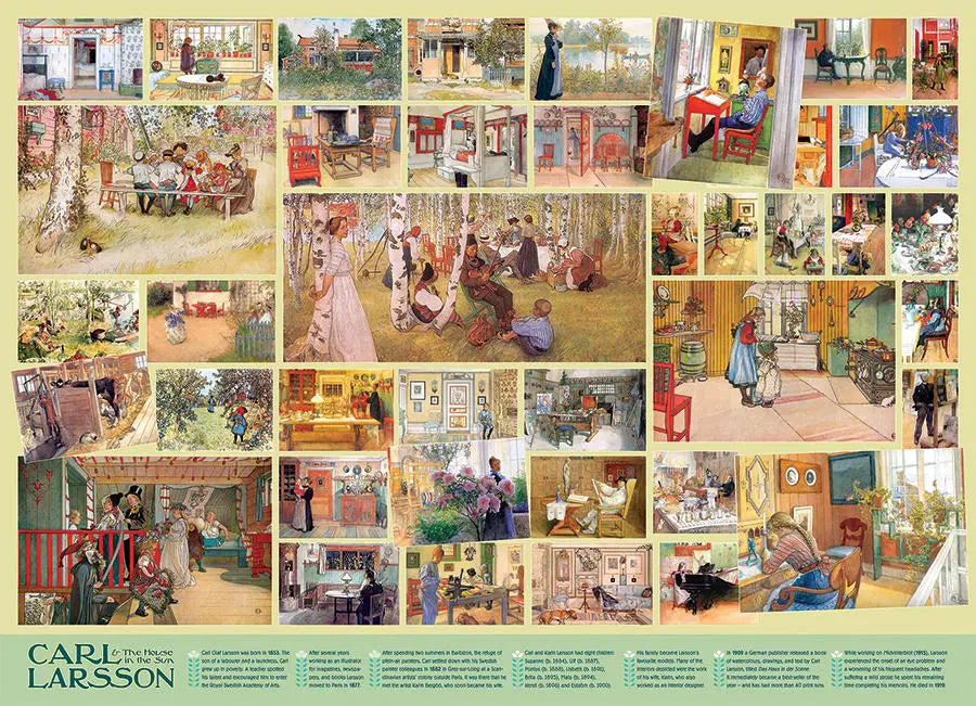 Cobble Hill, Carl Larson & The house in the sun 1000 palaa