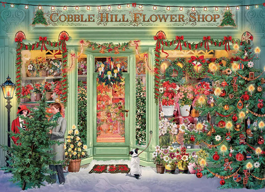 Cobble Hill, Christmas flower shop 1000 palaa