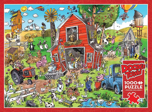 Cobble Hill, Doodle Town: Farmyard Folly 1000 palaa