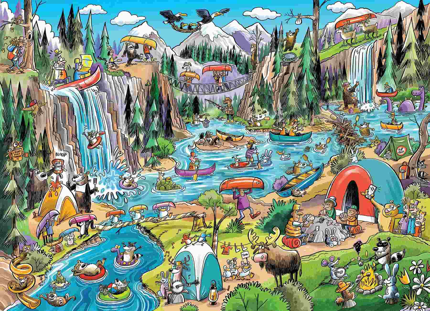 Cobble Hill, Doodle town: Portage pandemonium 1000 palaa