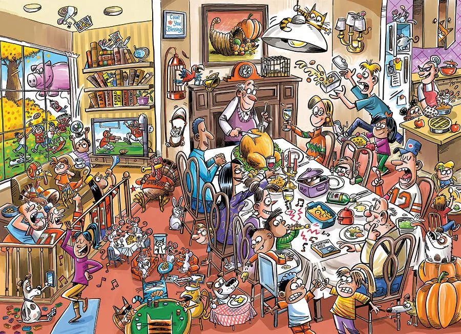 Cobble Hill, Doodle town: Thanksgiving togetherness 1000 palaa