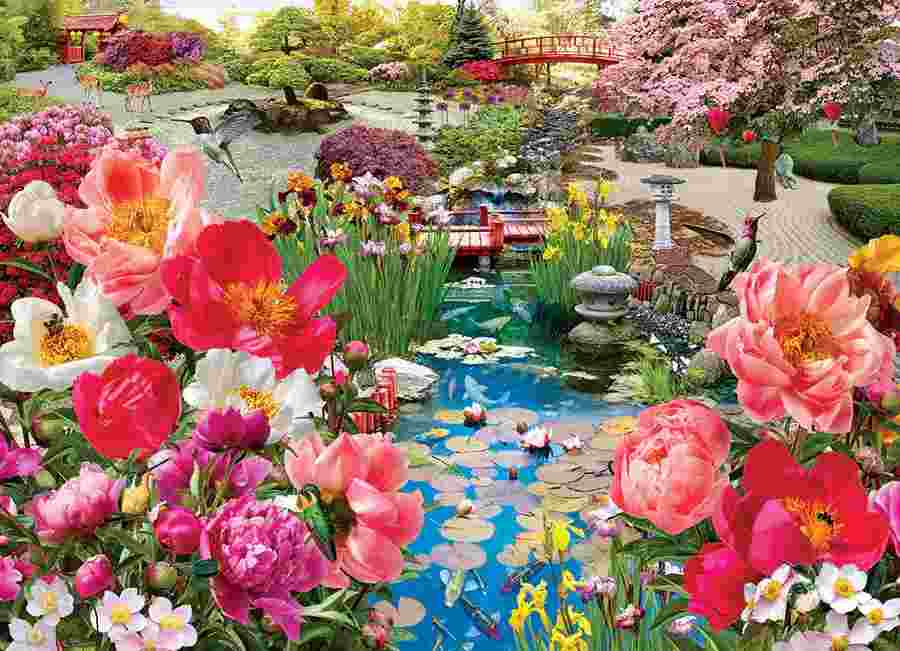 Cobble Hill, Japanese garden 1000 palaa