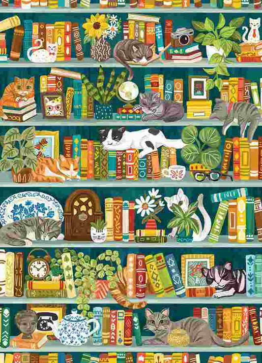 Cobble Hill, The Purrfect bookshelf 1000 palaa