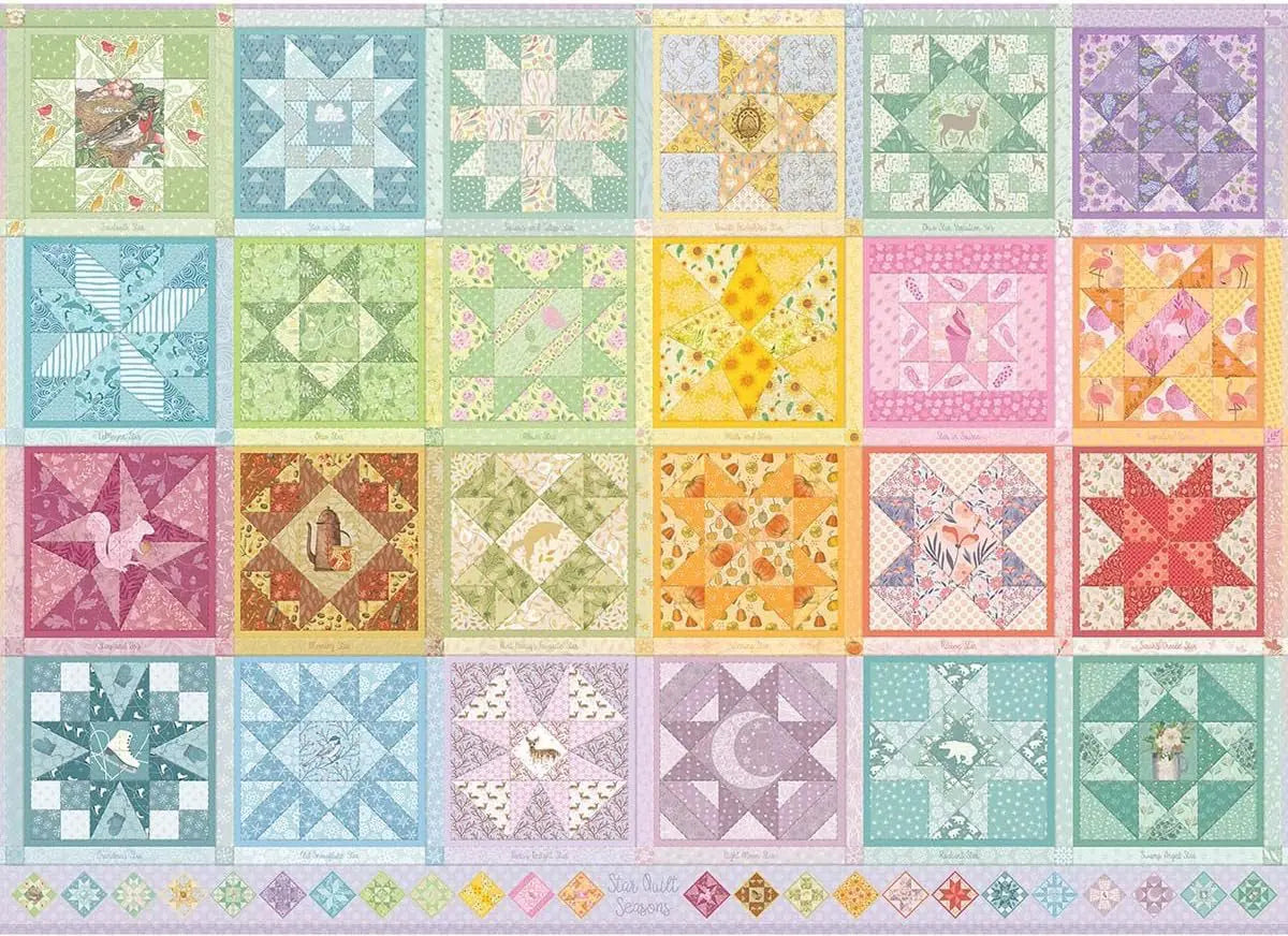 Cobble Hill, Star quilt seasons 1000 palaa